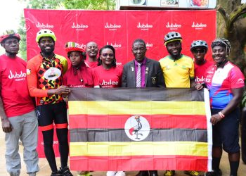 Ugandan cyclists Flagged Off for Grand Nairobi Race