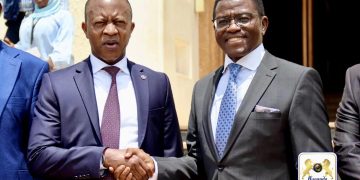 No permanent enemy: Mayiga, Gashumba reconcile, shake hands of brotherhood