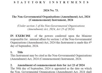 NGO Bureau finally restructured as a department in the line ministry
