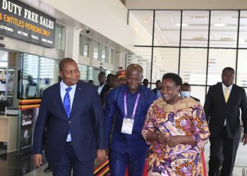 President Museveni bid farewell to President Faustin-Archange Touadéra