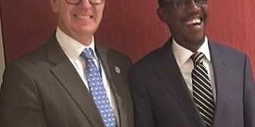 Uganda’s Attorney General Kiryowa Kiwanuka meets Senior Vice President & General Counsel of World Bank