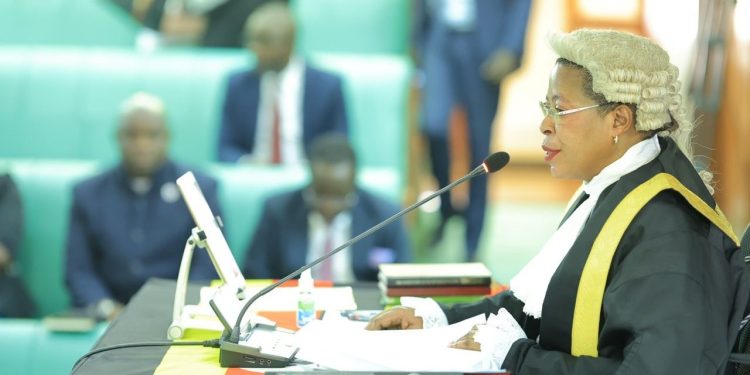 Speaker of Parliament Anitah Among