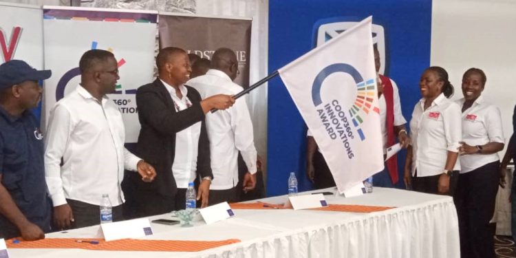 Amuge while launching the second edition of the Coop360 Innovation Awards 2025 at the Protea Hotel in Kololo