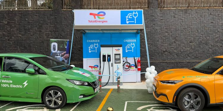 The First public electric vehicle charging solution unveiled at TotalEnergies Wampewo station