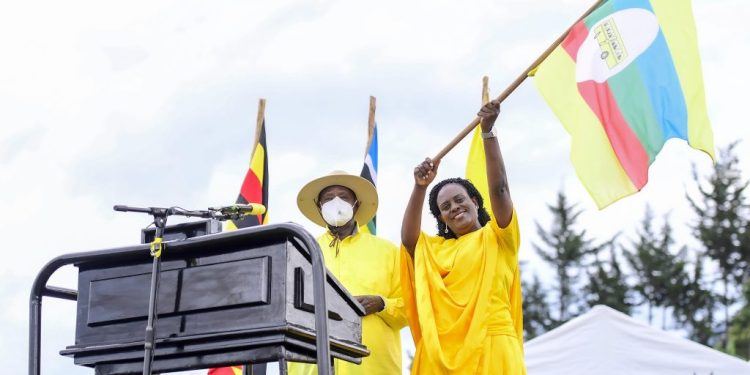 Kisoro-Woman-MP-By-Election-President-Museveni-Campaigns-For-NRM-Candidate-Rose-Kabagyeni
