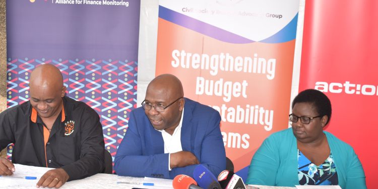 During the Press conference in Ntinda