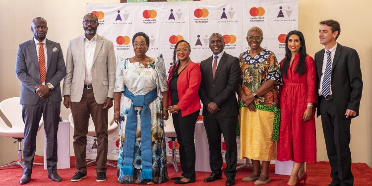 Hon. Joyce Sabbosa ssebugwawo, Minister of State for Information Communication Technology and National Guidance, Mastercard team, Resident representative, UNDP Uganda, Nwanne Vwede-Obahor