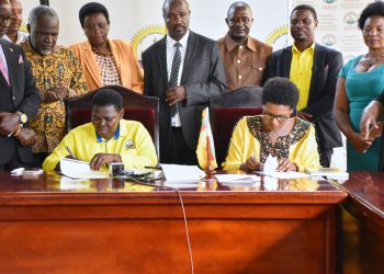 NRM signs MoU Kisoro Woman MP