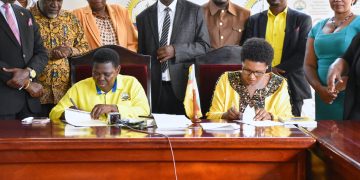 NRM signs MoU Kisoro Woman MP