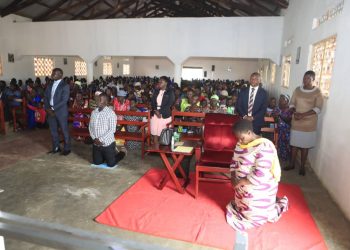 Vice President Alupo attends Christmas prayers in Katakwi