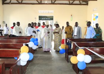 Bishop Eciru consecrates new Catholic church in Katakwi district