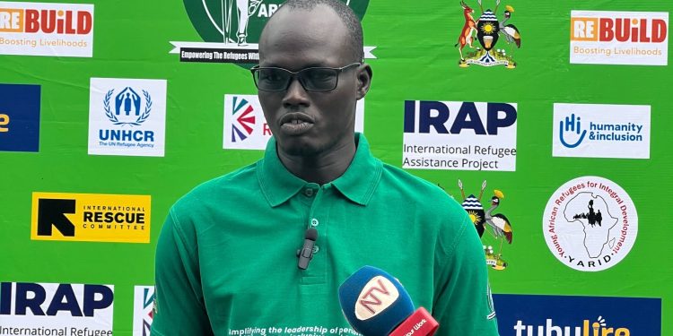 The executive director Association of Refugees with Disabilities [ARD] James Muombamungu