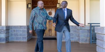 Ruto visits former President Kenyatta, hold talks