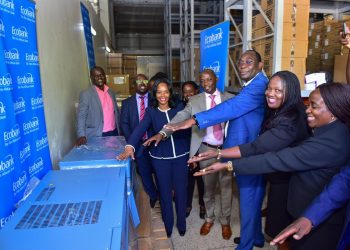 Ecobank, Malaria Free Uganda (MFU) donate new equipment to Blood Bank