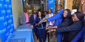 Ecobank, Malaria Free Uganda (MFU) donate new equipment to Blood Bank