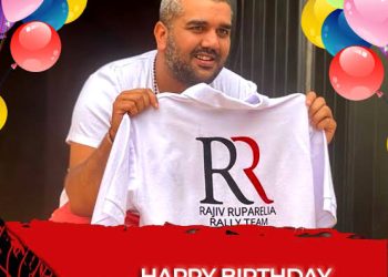 Rajiv Ruparelia celebrates his birthday with ushering in the new year