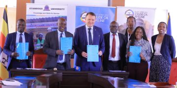 EACOP signs an MoU with KYAMBOGO University to support implementation of National Content Initiatives