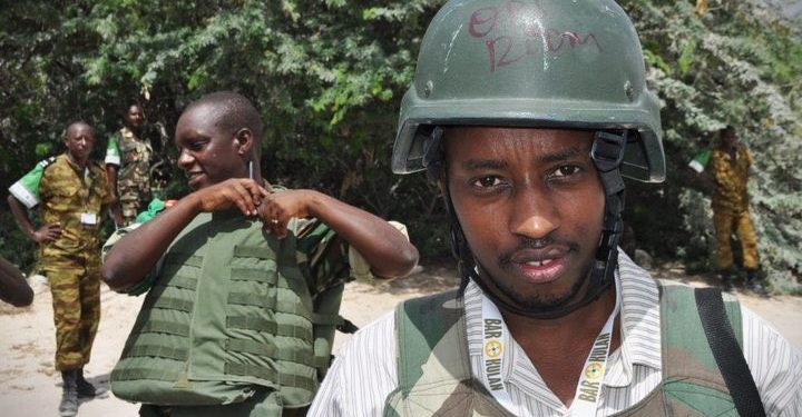 Risdel Kasasira in Somalia. Courtesy Photo.