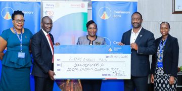Centenary Bank Commits 200 million to the 100th Rotary District Conference
