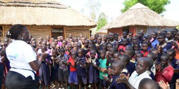 Stanbic Bank Lights up Okere City School Girls with 220 Solar powered Bags