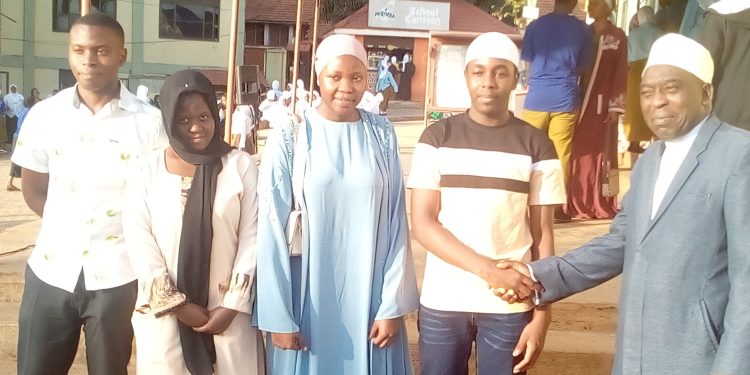 L-R-Kabika-Eli-Namirembe-ShabillahNamatovu-HamisaMagisim-Fahad-and-Super-Supreme-Mufti-pose-for-a-memorable-group-picture