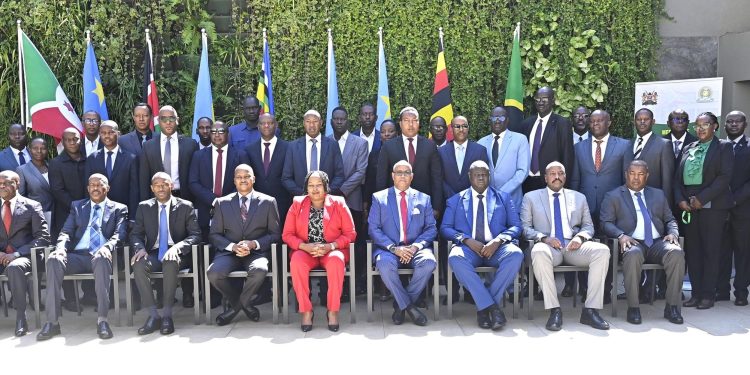 EAC Military Chiefs in a group photo in Nairobi-Kenya.