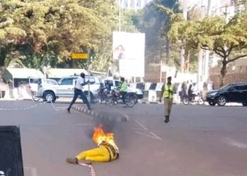 Seemingly frustrated NRM member sets himself ablaze