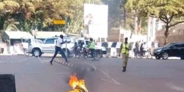 Seemingly frustrated NRM member sets himself ablaze