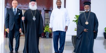 President Museveni hosts Orthodox Church’s leader