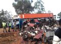 Scrap truck overturns, disrupts traffic flow along Kampala-Jinja highway
