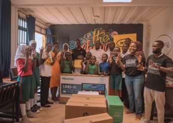 MTN Uganda donates ICT equipment worth UGX 20 million to 40 Days Over 40 Smiles Foundation