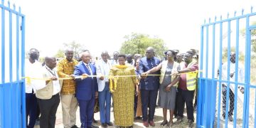 The Vice President Jessica Alupo and Minister Magyezi commission LEGs projects in Katakwi
