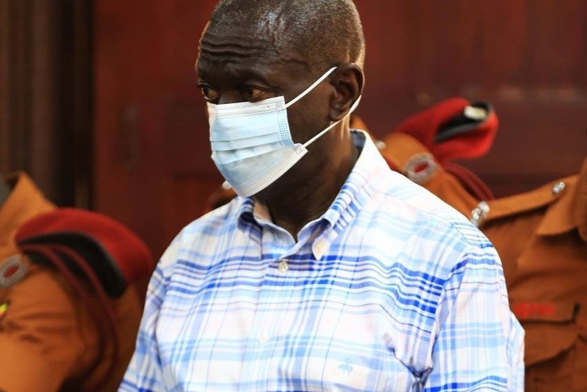 Col. Dr. Kizza Besigye in court.