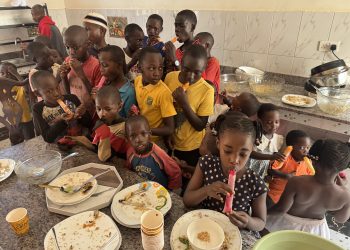 Kyebando Family hosts children to eid sumptuous feast party