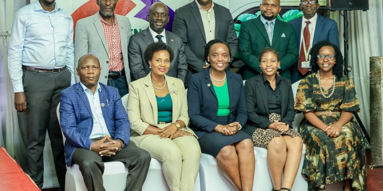 Group photo during the Green Finance Curriculum Validation Workshop held on 11th March 2025, at Sheraton hotel in Kampala.