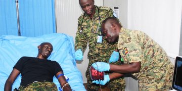 UPDF’s UN guard unit launches blood donation drive