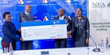 Centenary Bank, NFA partner to restore 20 Hectares of degraded part of Masindi Central Forest Reserve