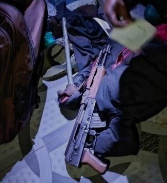 The recovered firearm