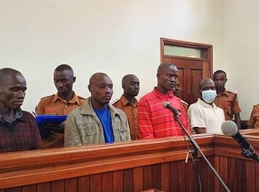 Daniel Kisekka in Court.