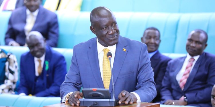 State Minister for Works and Transport Musa Ecweru. Courtesy photo/Parliament