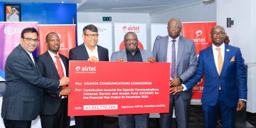 Airtel Uganda Contributes UGX 37.9 Billion to UCC in Support of Universal Access