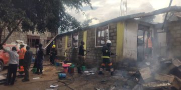 Fire Outbreak at Fr kayonza secondary school, lots of Properties destroyed