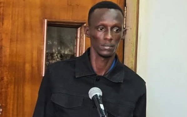 Tiktoker Geoffrey Mugisha appearing before Court.