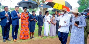 President Yoweri Kaguta Museveni warmly saluted First Lady Janet Kataaha Museveni on her 77th birthday