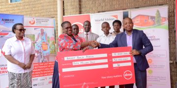 Amref receives UGX 50M to tackle menstrual hygiene challenges among school-going girls 