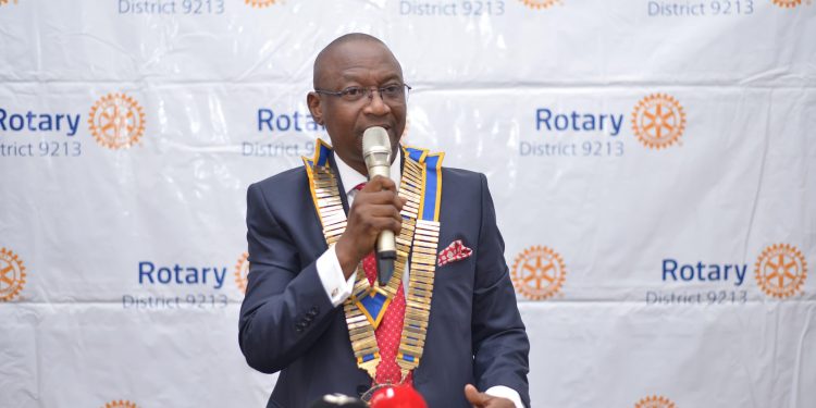 District Governor, Geoffrey Kitakule
