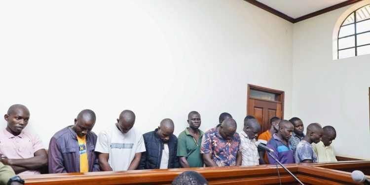 Suspects arraigned before court. Courtesy photo