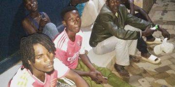 Pre-dawn raid nets 16 in Nsangi as Police crack down on crime hotspots