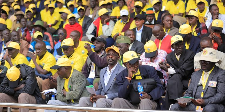 NRM delegates at Kololo.