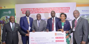 UBL Invests UGX 372 million in Tree planting to Restore Namananga Central Forest Reserve